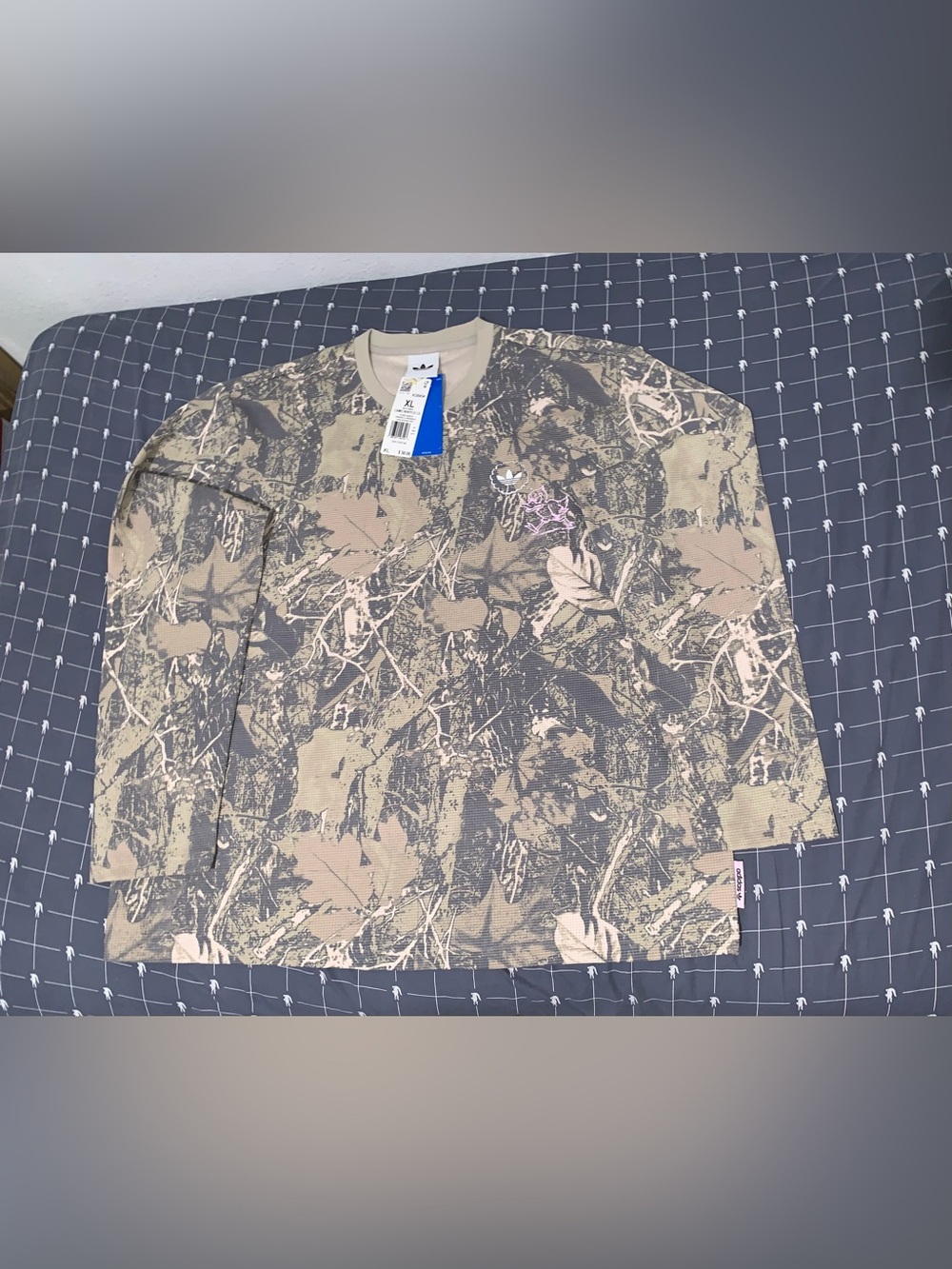 Adidas Originals Waffle Workwear Long Sleeve Shirt KG6434 Size: X-Large